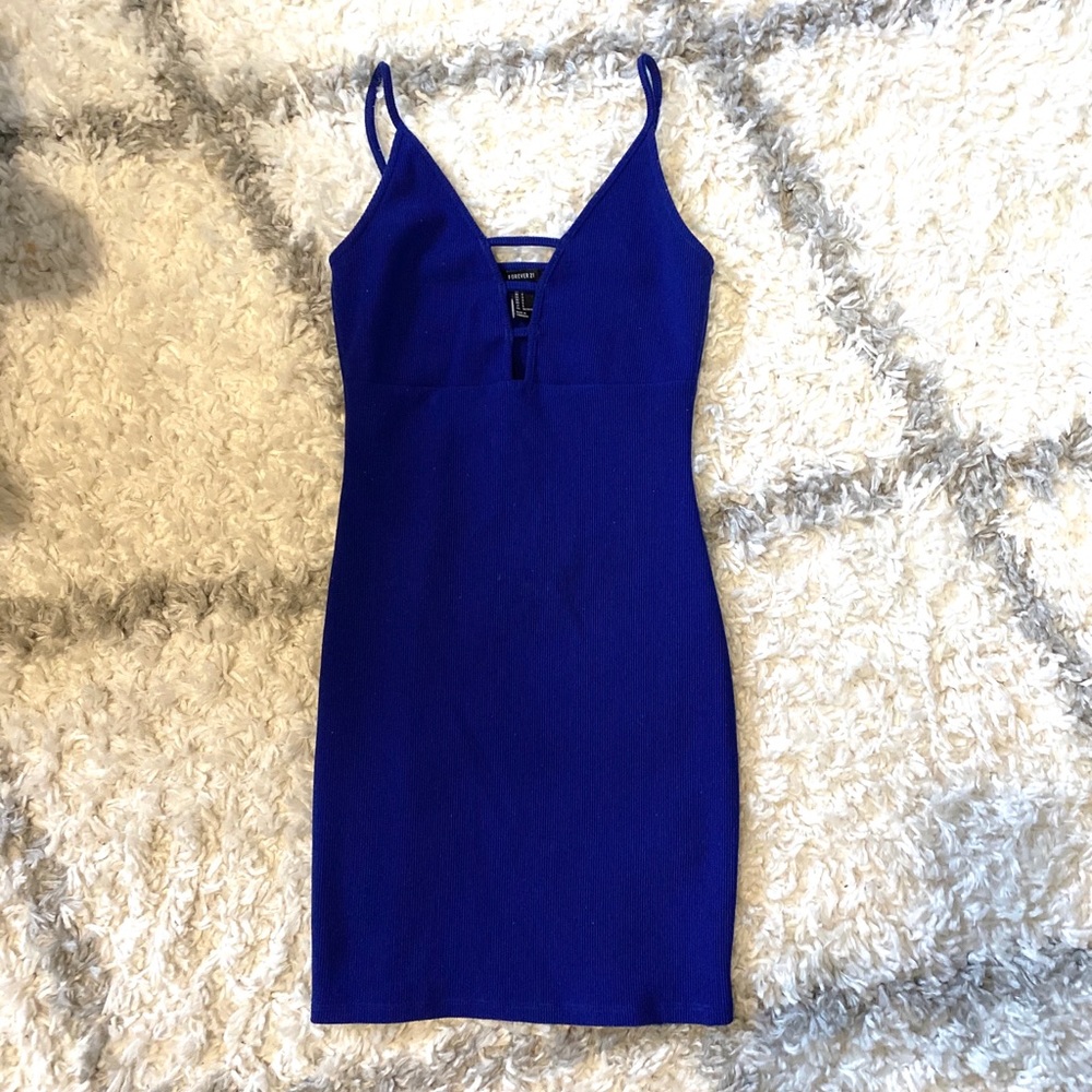 Royal blue dress